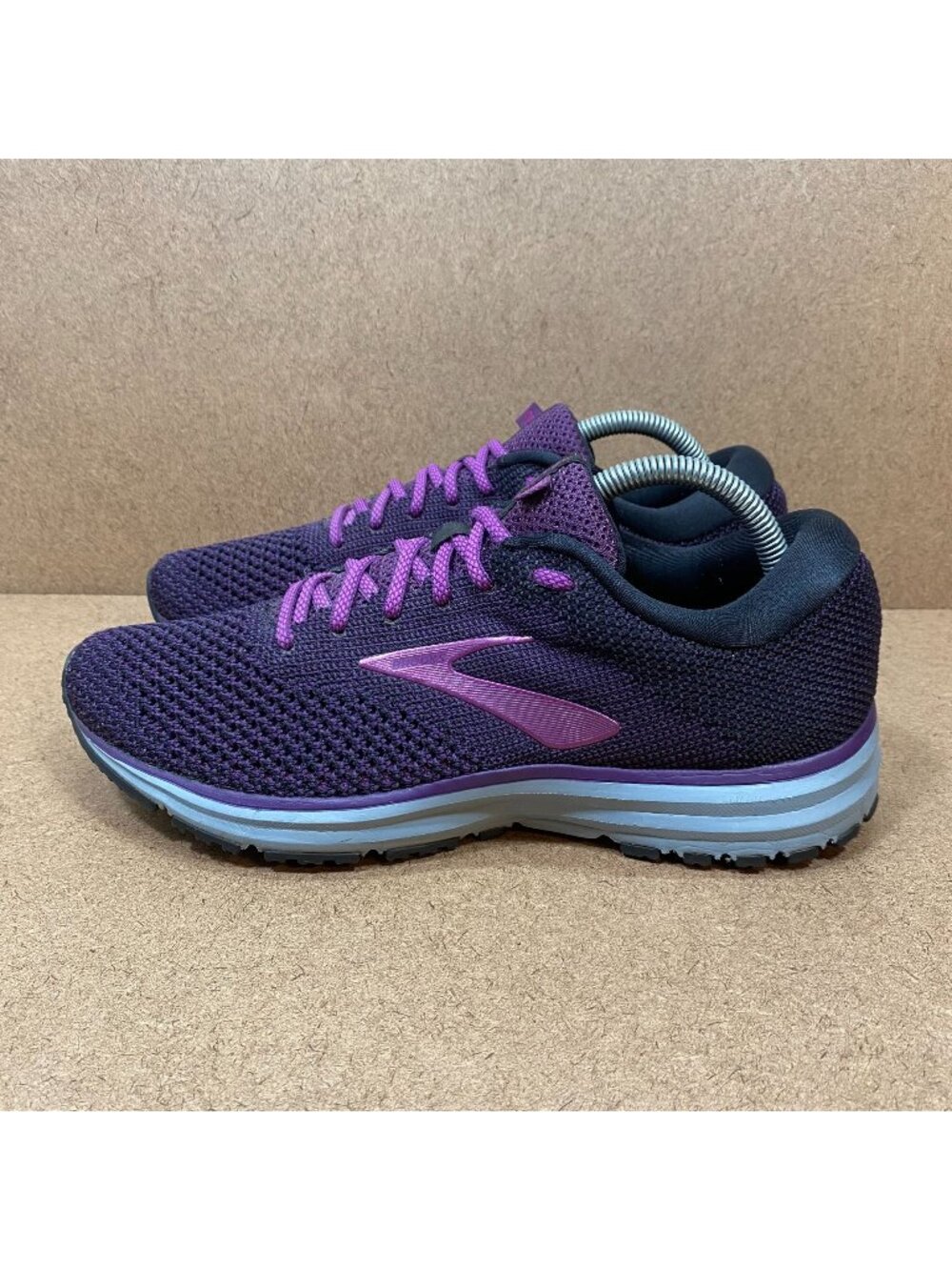 Brooks Womens Revel 2 Purple Running Shoes Size 10 Medium Breathable Lightweight